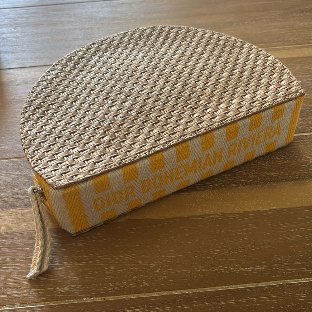 Dior Bohemian Riviera Raffia Clutch